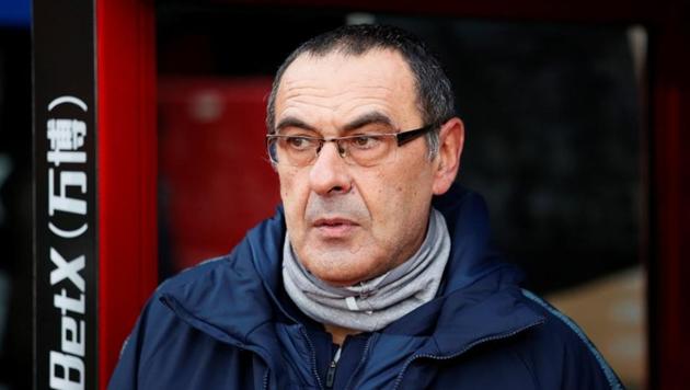 Chelsea manager Maurizio Sarri before the match(REUTERS) Chelsea manager Maurizio Sarri before the match(REUTERS)