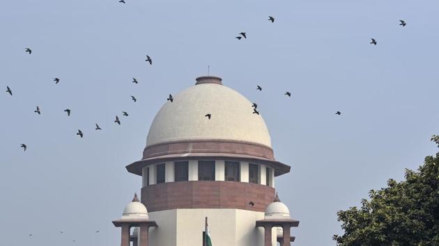 A view of Supreme Court in New Delhi on January 8. (Sanchit Khanna/HT PHOTO) A view of Supreme Court in New Delhi on January 8. (Sanchit Khanna/HT PHOTO)