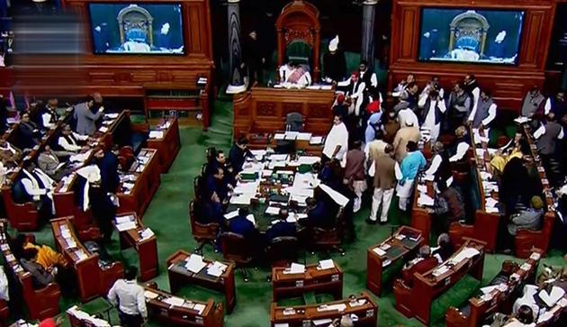 Lok Sabha has begun a debate on a constitution amendment bill to introduce 10 per cent reservation for poorer sections among general category aspirants for jobs and educational institutions.(PTI)