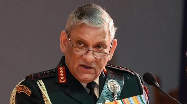 Chief of Army Staff General Bipin Rawat on Wednesday said that talks can be held with the Taliban in Afghanistan provided that there are no preconditions (File Photo)(PTI)