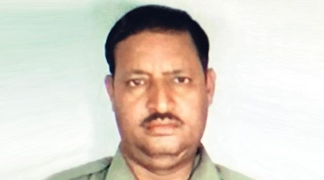 The dead policeman was identified as Guljari Lal, a native of Rajasthan’s Jaipur. Lal was posted at the Dwaka Sector-23 police station. (Sourced) The dead policeman was identified as Guljari Lal, a native of Rajasthan’s Jaipur. Lal was posted at the Dwaka Sector-23 police station. (Sourced)