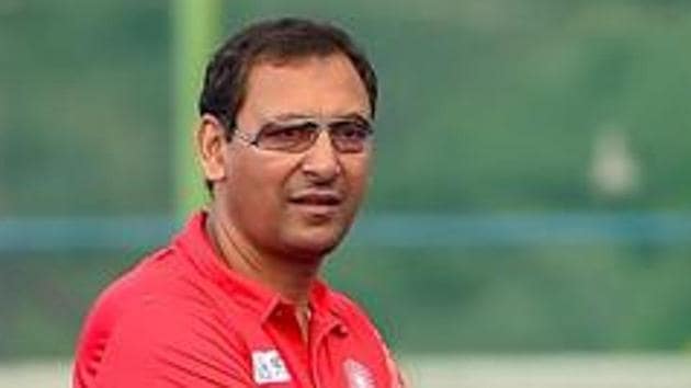 File image of former Indian men’s hockey coach Harendra Singh.(PTI)