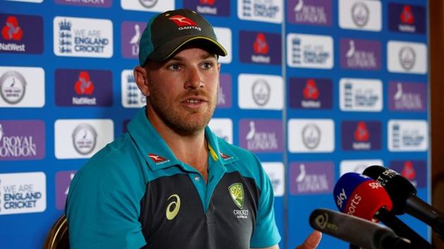 Aaron Finch has been dropped from Australia’s Test squad.(REUTERS)