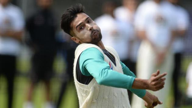 File image of Pakistan cricketer Mohammad Amir in action during a training session. (Getty Images) File image of Pakistan cricketer Mohammad Amir in action during a training session. (Getty Images)