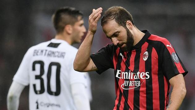 File image of Argentine striker Gonzalo Higuain.(AFP)