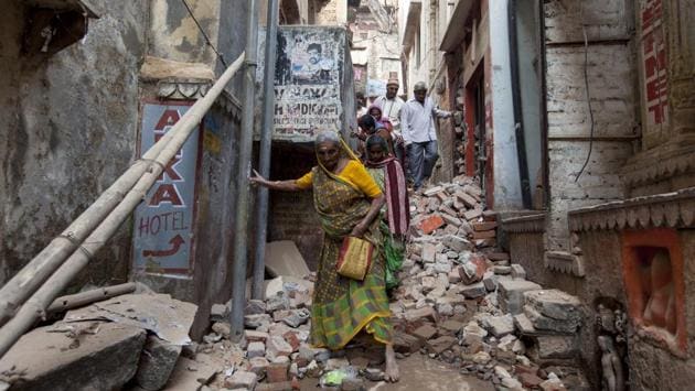Photos Varanasi S Temple Corridor Razes Through Old Neighbourhood Hindustan Times Photos Varanasi S Temple Corridor Razes Through Old Neighbourhood Hindustan Times