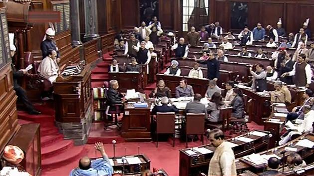 Repeated disruptions forced adjournments of Rajya Sabha proceedings on Tuesday as Opposition parties protested against the government’s alleged misuse of the Central Bureau of Investigation (CBI) even as the Upper House’s sitting was extended by another day until Wednesday. (PTI/ Representative Image) Repeated disruptions forced adjournments of Rajya Sabha proceedings on Tuesday as Opposition parties protested against the government’s alleged misuse of the Central Bureau of Investigation (CBI) even as the Upper House’s sitting was extended by another day until Wednesday. (PTI/ Representative Image)
