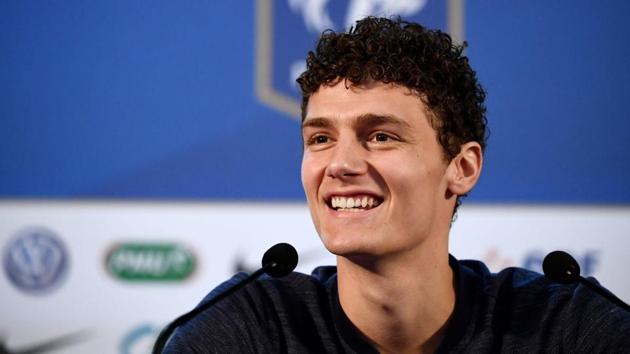 File photo of the French defender Benjamin Pavard.(AFP)