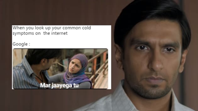 Ranveer Singh, Alia Bhatt’s Gully Boy has inspired memes online.