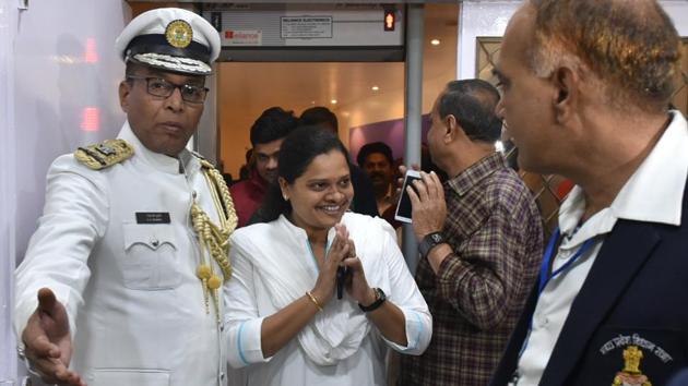 Congress MLA Hina Kawre after being elected as the deputy speaker of the state assembly, in Bhopal, Madhya Pradesh, India, on Thursday, January 10, 2019.(Mujeeb Faruqui/HT Photo)