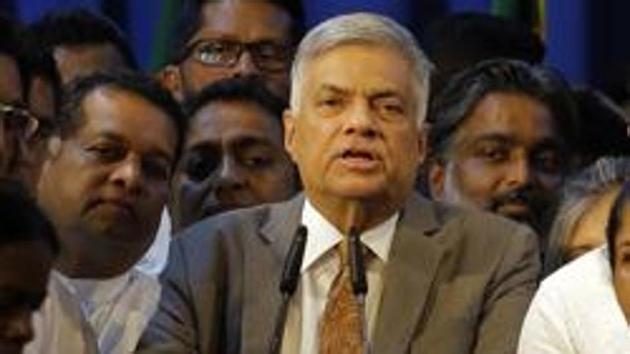 Sri Lanka’s prime minister said Thursday the country was struggling to pay back its ballooning foreign debt.(AP)