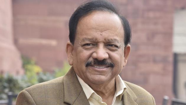 Union environment minister Harsh Vardhan will launch the much-awaited National Clean Air Programme (NCAP) on Thursday to reduce concentration of PM2.5 and PM10 by 20% to 30% by 2024 over the 2017 annual average levels.(Sonu Mehta/HT File Photo)