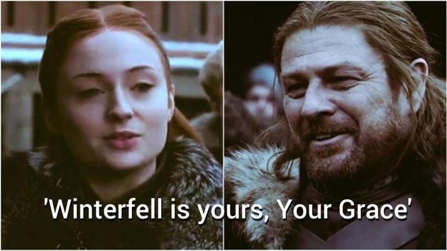 Sansa Stark said the same words as her father Ned in GOT promo.