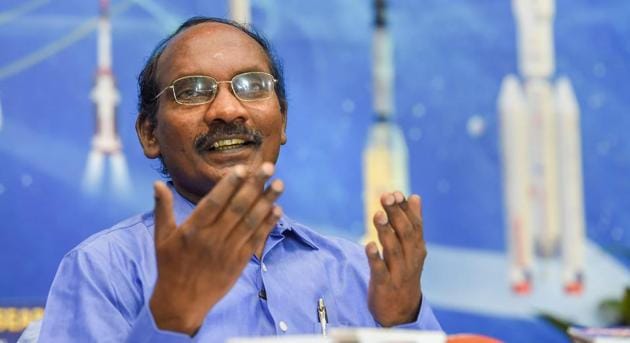 Bengaluru: Indian Space Research Organisation (ISRO) chairman K Sivan addresses a press conference on the launch of India's second Moon mission, Chandrayaan-2, at Antariksh Bhavan in Bengaluru, Friday, Jan. 11, 2019. (PTI Photo/Shailendra Bhojak)(PTI1_11_2019_000036B)(PTI)