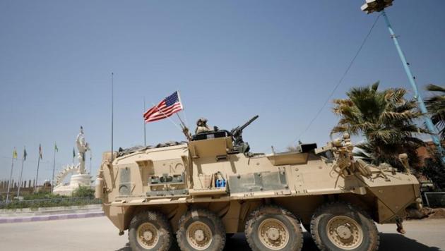 A US military vehicle travels in the town of Amuda, northern Syria April 29, 2017. (Reuters) A US military vehicle travels in the town of Amuda, northern Syria April 29, 2017. (Reuters)