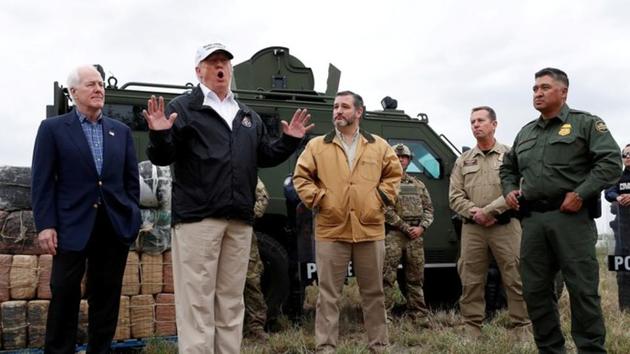 Donald Trump has sought to demonstrate a preference for resolving the border stalemate through negotiations.(Reuters)