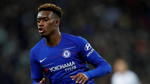 File image of Chelsea's Callum Hudson-Odoi in action during a match.(REUTERS)