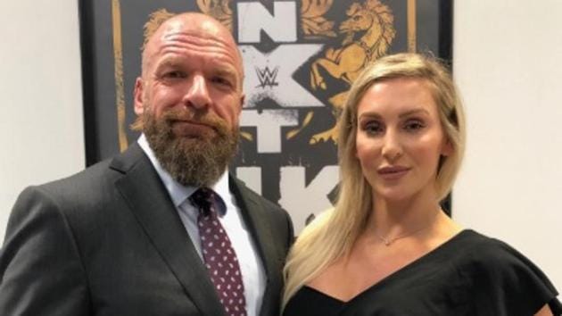 Triple H with Charlotte Flair (R)(Charlotte Flair/ Twitter)