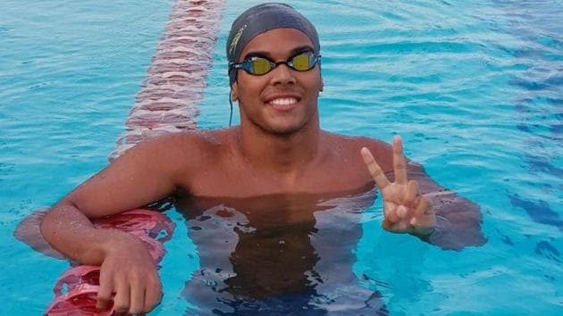 Ambre’s second-place finish at the World School Championships 2017 in Budapest, Hungary, is the most important achievement of his life as he was the only Indian swimmer from a contingent of 15 to return home with a medal. (HT PHOTO) Ambre’s second-place finish at the World School Championships 2017 in Budapest, Hungary, is the most important achievement of his life as he was the only Indian swimmer from a contingent of 15 to return home with a medal. (HT PHOTO)