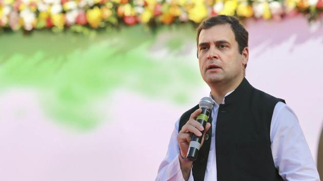 Congress President Rahul Gandhi, who is currently in Dubai, on Saturday said his party will fight the 2019 Lok Sabha polls in Uttar Pradesh with its full capacity as the Samajwadi Party and the Bahujan Samaj Party stitched up their alliance in the state without the Congress (File Photo) (PTI) Congress President Rahul Gandhi, who is currently in Dubai, on Saturday said his party will fight the 2019 Lok Sabha polls in Uttar Pradesh with its full capacity as the Samajwadi Party and the Bahujan Samaj Party stitched up their alliance in the state without the Congress (File Photo) (PTI)