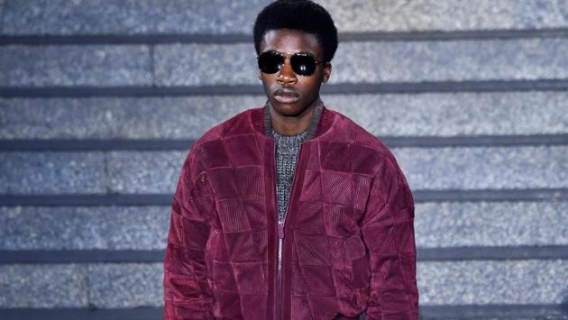 A model presents a creation for fashion house Ermenegildo Zegna during the Men's Fall/Winter 2019/20 fashion shows in Milan, on January 11, 2019. (Photo by Andreas SOLARO / AFP) (AFP)