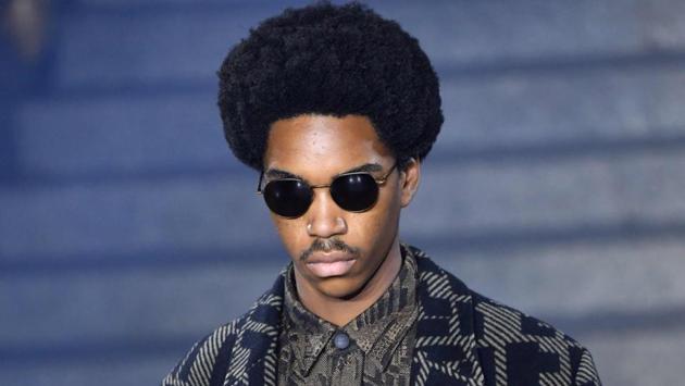 A model presents a creation for fashion house Ermenegildo Zegna during the Men's Fall/Winter 2019/20 fashion shows in Milan, on January 11, 2019. (Photo by Andreas SOLARO / AFP) (AFP)