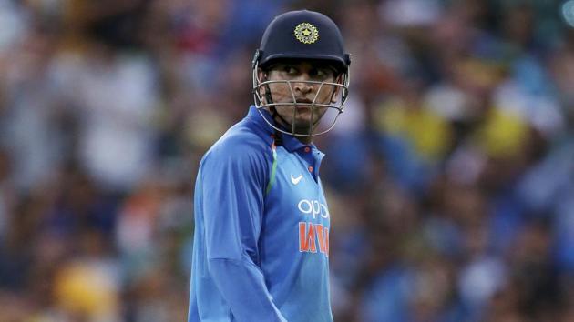 India's M.S. Dhoni walks off after losing his wicket to Australia's Jason Behrendorff during their one day international cricket match in Sydney. (AP) India's M.S. Dhoni walks off after losing his wicket to Australia's Jason Behrendorff during their one day international cricket match in Sydney. (AP)
