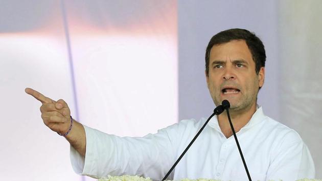 File photo of Congress president Rahul Gandhi. (PTI) File photo of Congress president Rahul Gandhi. (PTI)