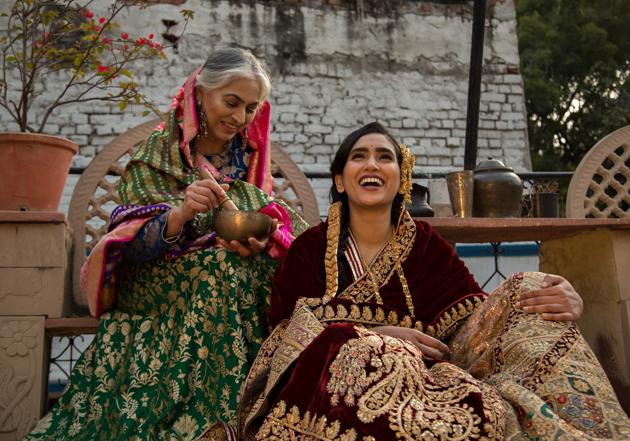 New Delhi, India : Model Ninja Singh (F) and Sapna Dutta (B) pose for the special Lohri feature for HT CITY at 7 Jantar Mantar Road in New Delhi on Thursday 10 January 2019. (Photo: Jasjeet Plaha)