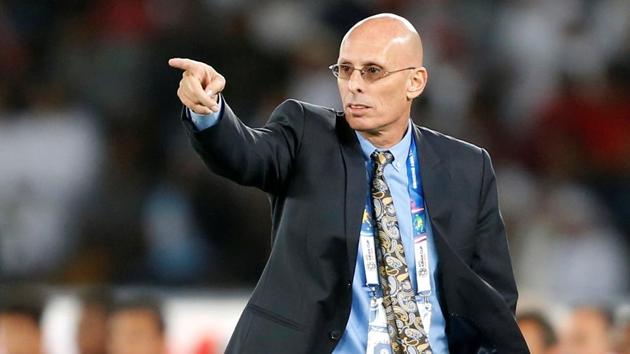 File image of India coach Stephen Constantine. (REUTERS) File image of India coach Stephen Constantine. (REUTERS)
