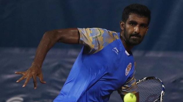 File photo of Prajnesh Gunneswaran. (REUTERS) File photo of Prajnesh Gunneswaran. (REUTERS)