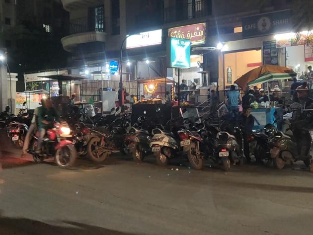 Bikers speeding on Kondhwa road is a common sight.(HT/PHOTO)