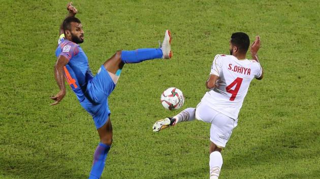 India lose 0-1 to Bahrain in their 2019 Asian Cup clash.(Twitter)