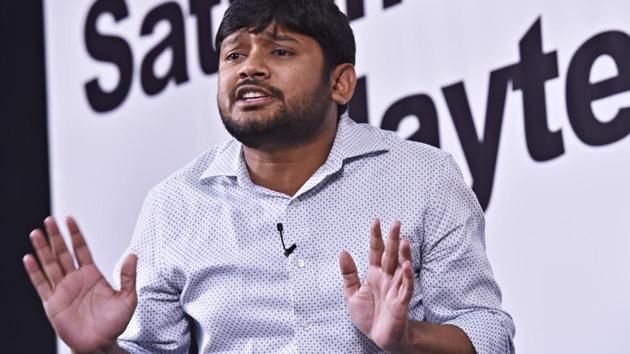 On Monday, the Delhi Police filed a 1,200-page chargesheet in connection with the sedition case against former JNU Students’ Union president Kanhaiya Kumar and others. “If the news is true that a charge sheet has been filed, I would like to thank police and Modiji. The filing of charge sheet after 3 years, ahead of elections clearly shows it to be politically motivated. I trust the judiciary of my country,” Kumar told ANI. (Anshuman Poyrekar / HT File) On Monday, the Delhi Police filed a 1,200-page chargesheet in connection with the sedition case against former JNU Students’ Union president Kanhaiya Kumar and others. “If the news is true that a charge sheet has been filed, I would like to thank police and Modiji. The filing of charge sheet after 3 years, ahead of elections clearly shows it to be politically motivated. I trust the judiciary of my country,” Kumar told ANI. (Anshuman Poyrekar / HT File)