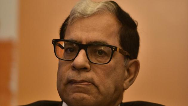 Justice AK Sikri of the Supreme Court at the launch of a book in New Delhi, India, on May 14, 2018.(HT File Photo)