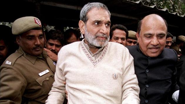 The Supreme Court has issued a notice to the CBI on former Congress leader Sajjan Kumar’s appeal against his conviction in a 1984 anti-Sikh riots case. Kumar had approached the Supreme Court on December 22 challenging the life imprisonment after the Delhi High Court rejected his plea seeking an extension till January 30 to surrender. (PTI) The Supreme Court has issued a notice to the CBI on former Congress leader Sajjan Kumar’s appeal against his conviction in a 1984 anti-Sikh riots case. Kumar had approached the Supreme Court on December 22 challenging the life imprisonment after the Delhi High Court rejected his plea seeking an extension till January 30 to surrender. (PTI)