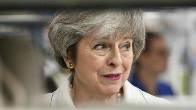 Britain's Prime Minister Theresa May has argue that defeating the Brexit deal could open the way for EU-backing legislators to block it.(AP)