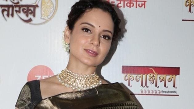 Mumbai: Actress Kangana Ranaut at Marathi Taraka awards 2019 in Mumbai on Jan 13, 2019. (Photo: IANS) (IANS) Mumbai: Actress Kangana Ranaut at Marathi Taraka awards 2019 in Mumbai on Jan 13, 2019. (Photo: IANS) (IANS)