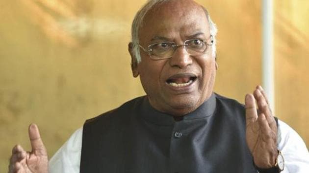 Congress leader Mallikarjun Kharge has written a letter to Prime Minister Narendra Modi on the ouster of Alok Verma from the CBI(PTI)