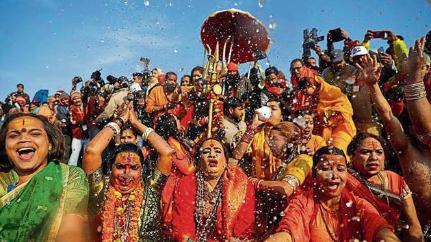Kinnar Akhada Mahamandaleshwar Acharya Lakshmi Narayan Tripathi (Reuters) Kinnar Akhada Mahamandaleshwar Acharya Lakshmi Narayan Tripathi (Reuters)