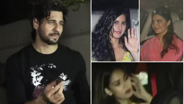 Sidharth Malhotra’s birthday party on Tuesday night saw a number of Bollywood stars in attendance.(Viral Bhayani)