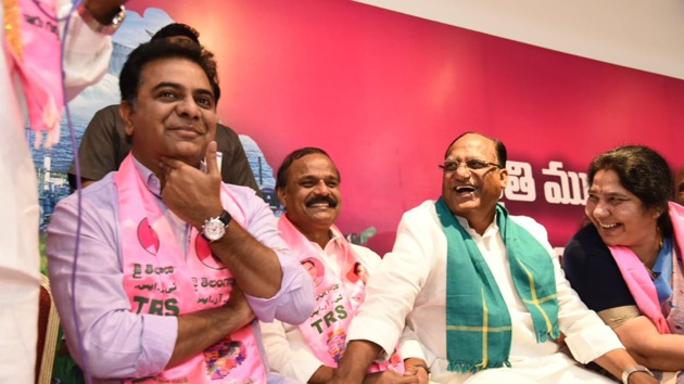 Telangana Rashtra Samithi (TRS) Working President K.T. Rama Rao will meet YSR Congress Party President Y.S. Jaganmohan Reddy here on Wednesday to invite the party to join the proposed Federal Front.(KT Rama Rao/Twitter)