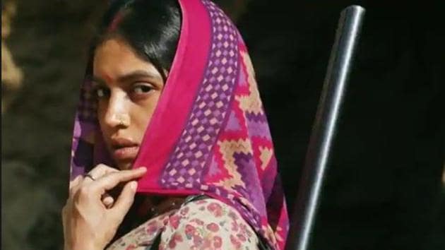 Bhumi Pednekar in a still from Sonchiriya trailer.