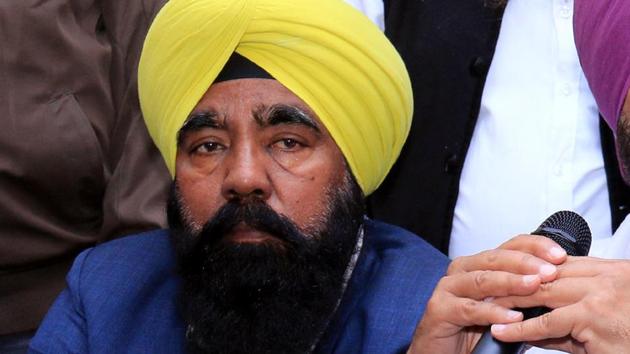Aam Aadmi Party (AAP), Jaitu MLA Baldev Singh resigned from the party on Wednesday. Photo by Sanjeev Kumar/Hindustan Times.(HT Photo) Aam Aadmi Party (AAP), Jaitu MLA Baldev Singh resigned from the party on Wednesday. Photo by Sanjeev Kumar/Hindustan Times.(HT Photo)