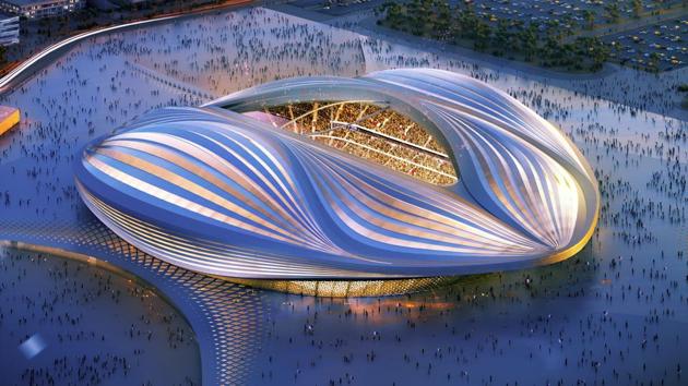 An artists impression of a 2022 World Cup venue. (Getty Images) An artists impression of a 2022 World Cup venue. (Getty Images)