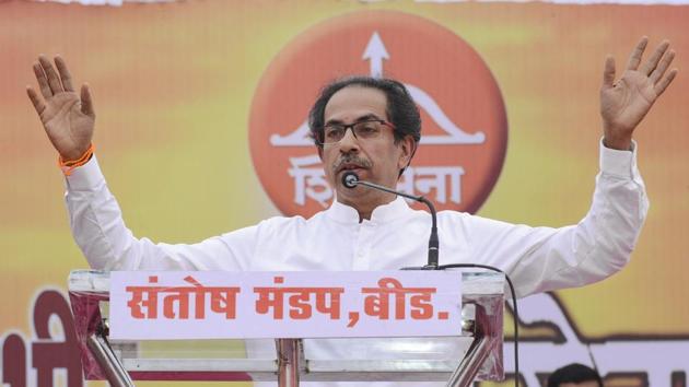 Shiv Sena chief Uddhav Thackeray at a farmers rally in Beed on January 9. (PTI) Shiv Sena chief Uddhav Thackeray at a farmers rally in Beed on January 9. (PTI)