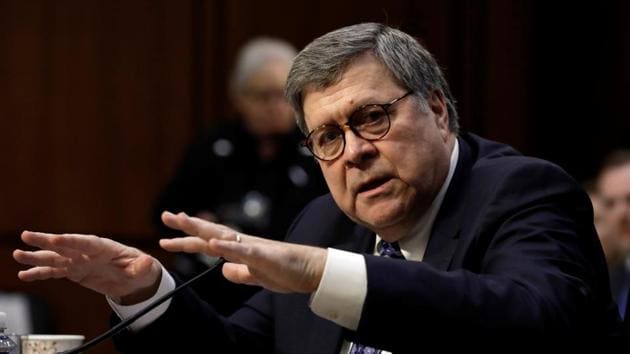 William Barr testifies at a Senate Judiciary Committee hearing on his nomination to be attorney general of the United States on Capitol Hill in Washington, U.S., January 15, 2019. REUTERS/Yuri Gripas(REUTERS)