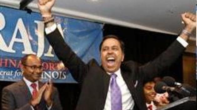 Democratic lawmaker Raja Krishnamoorthi on Wednesday became the first South Asian to join the powerful intelligence committee of the US House of Representatives.(AP)