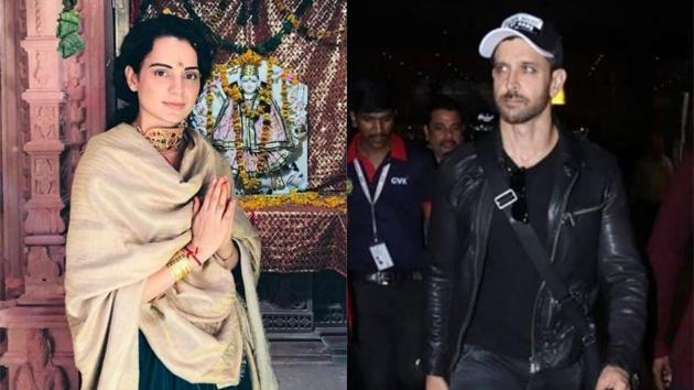 Hrithik Roshan was spotted in Mumbai, Kangana Ranaut has flown to Himachal Pradesh. Hrithik Roshan was spotted in Mumbai, Kangana Ranaut has flown to Himachal Pradesh.