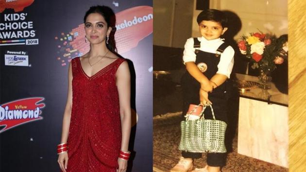 Deepika Padukone shared her childhood picture on Instagram.